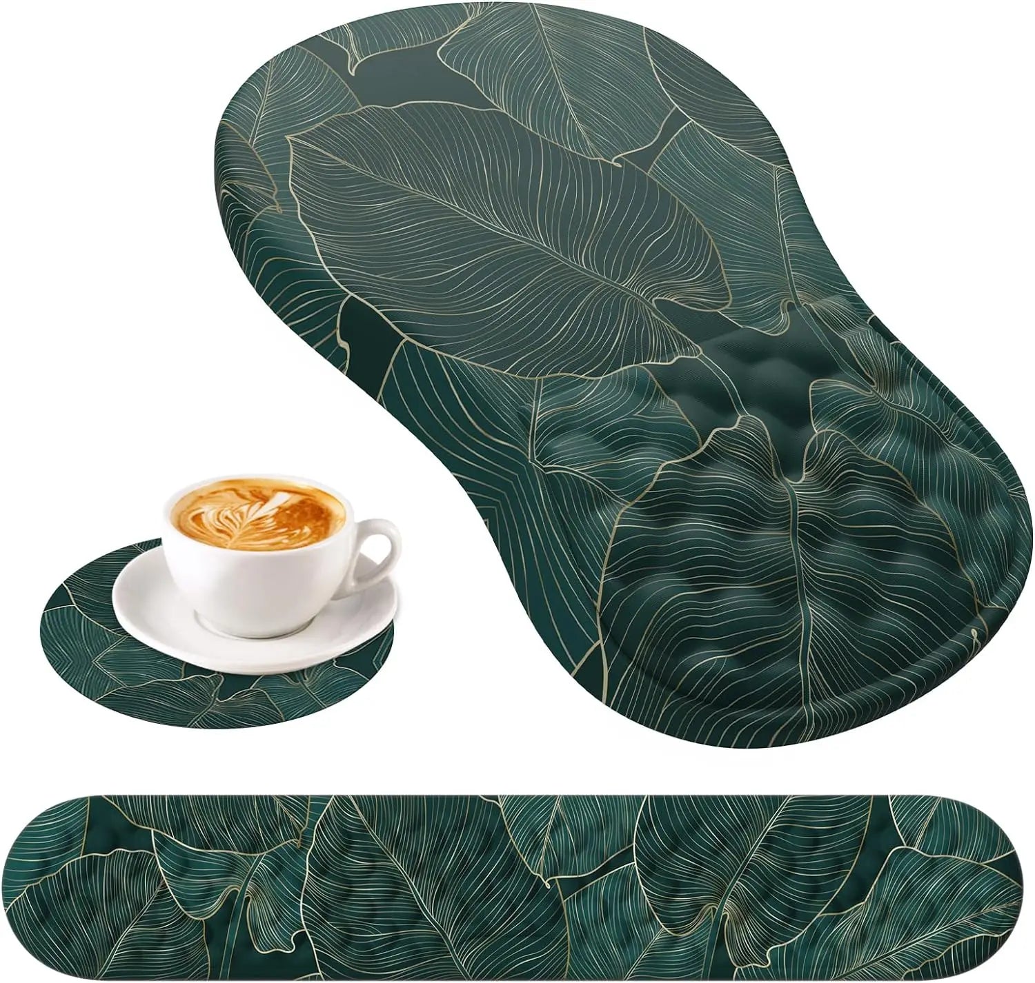 Wrist Mouse Pad Ergonomic Mice Pad Memory Foam Wrist Rest Support Pain Relief