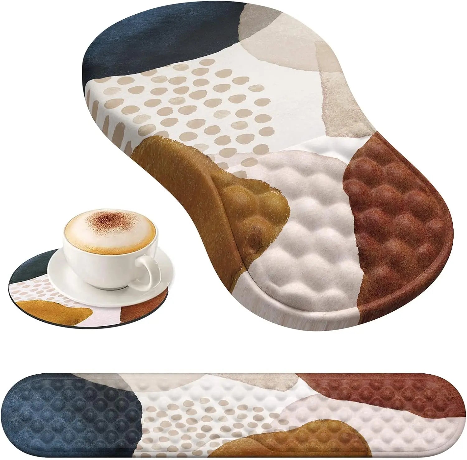 Wrist Mouse Pad Ergonomic Mice Pad Memory Foam Wrist Rest Support Pain Relief