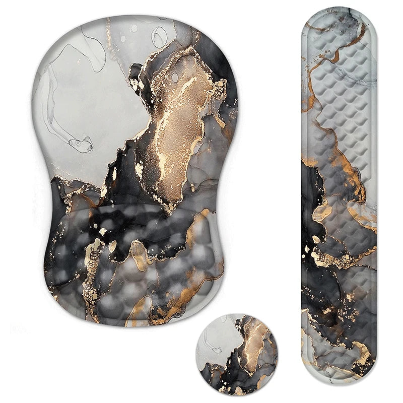 Wrist Mouse Pad Ergonomic Mice Pad Memory Foam Wrist Rest Support Pain Relief